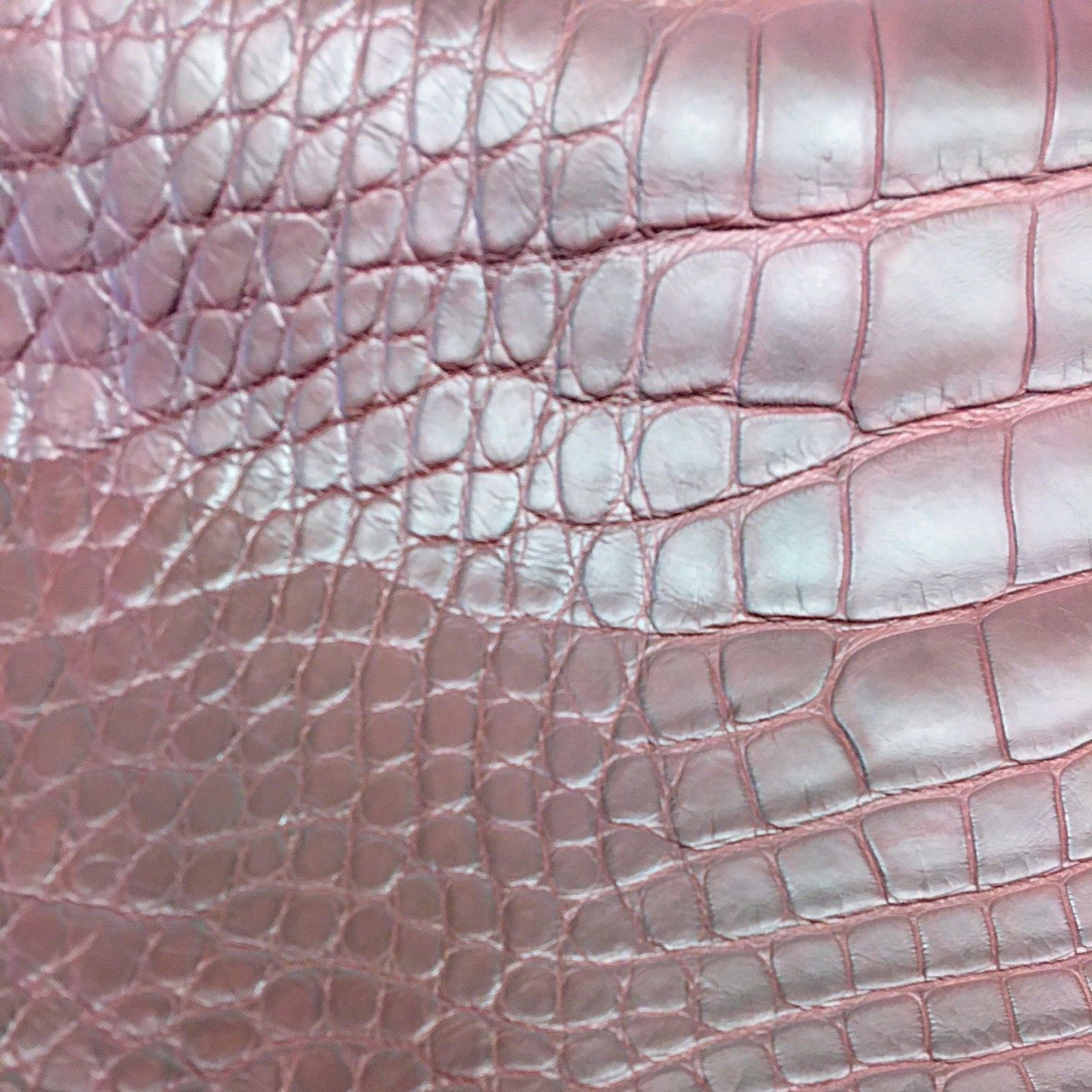 Pink Crocodile Skin 